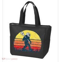 Funny Sasquatch Lax Bigfoot Lacrosse Tote Bag thumb 3