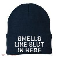 Funny Smells Like Slut In Here Offensive Adult Humor Beanie thumb 0