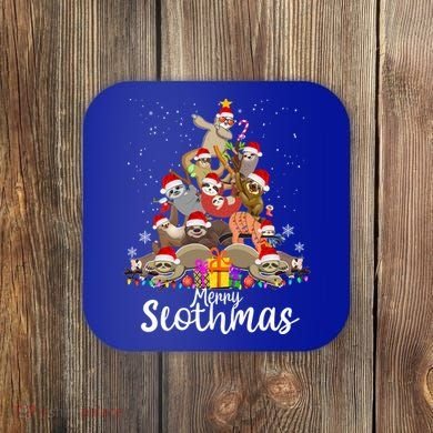 For Sloth Lovers Cool Gift Coaster