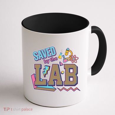 Funny School Lab Week Saved By The Lab Coffee Mug back