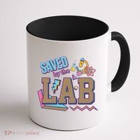 Funny School Lab Week Saved By The Lab Coffee Mug thumb 1