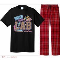 Funny School Lab Week Saved By The Lab Pajama Set thumb 0
