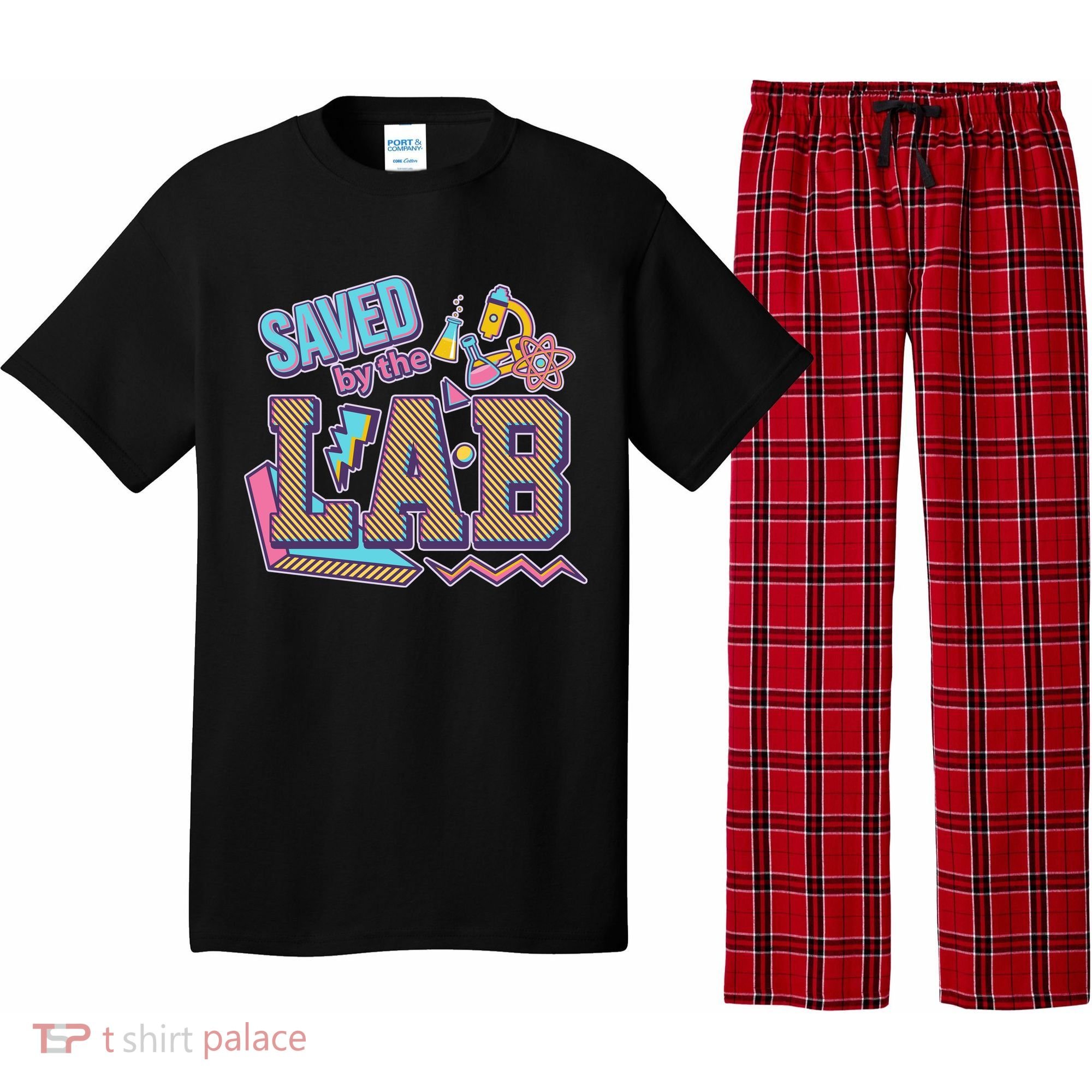 Funny School Lab Week Saved By The Lab Pajama Set