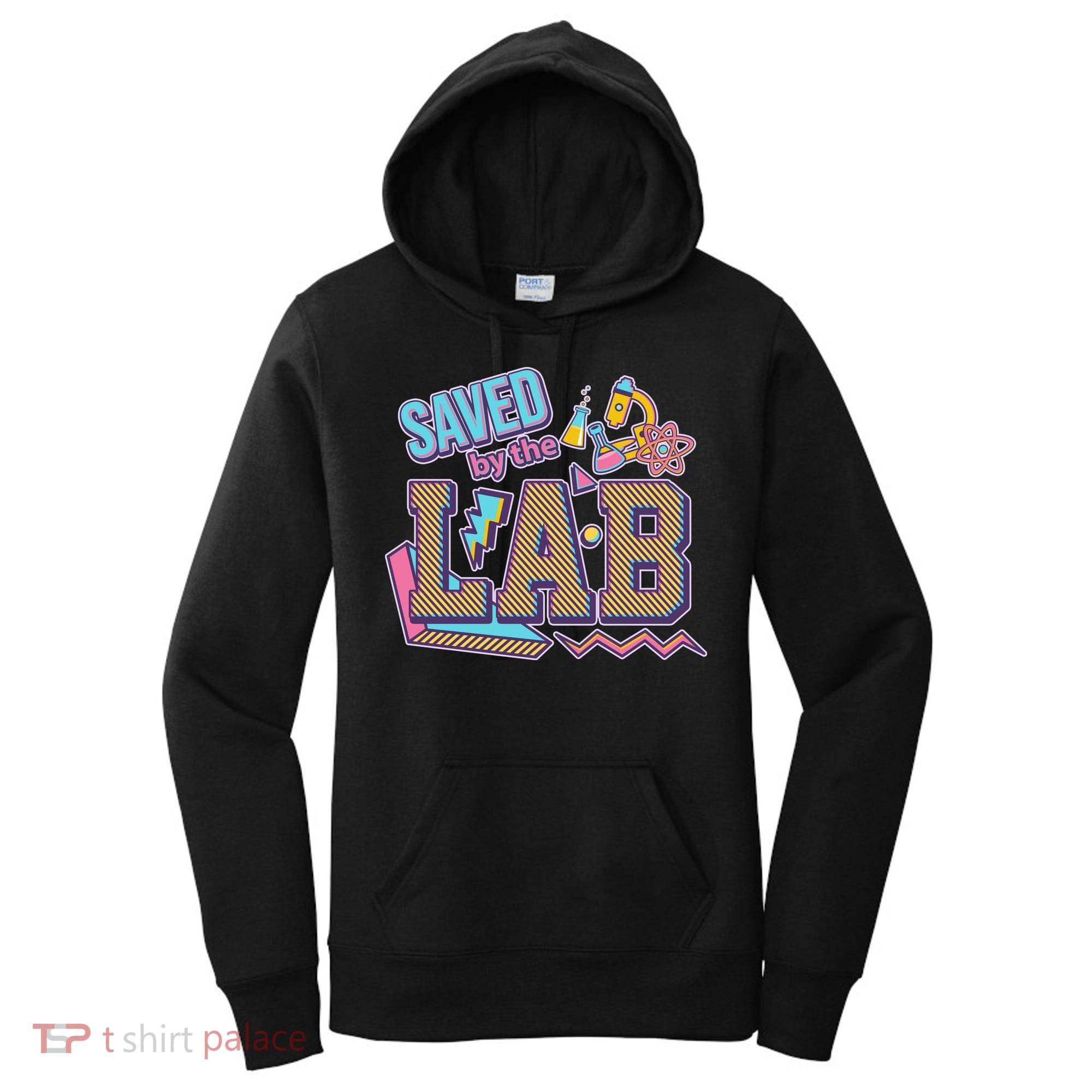 Funny School Lab Week Saved By The Lab Women's Hoodie