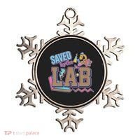 Funny School Lab Week Saved By The Lab Ornament thumb 0
