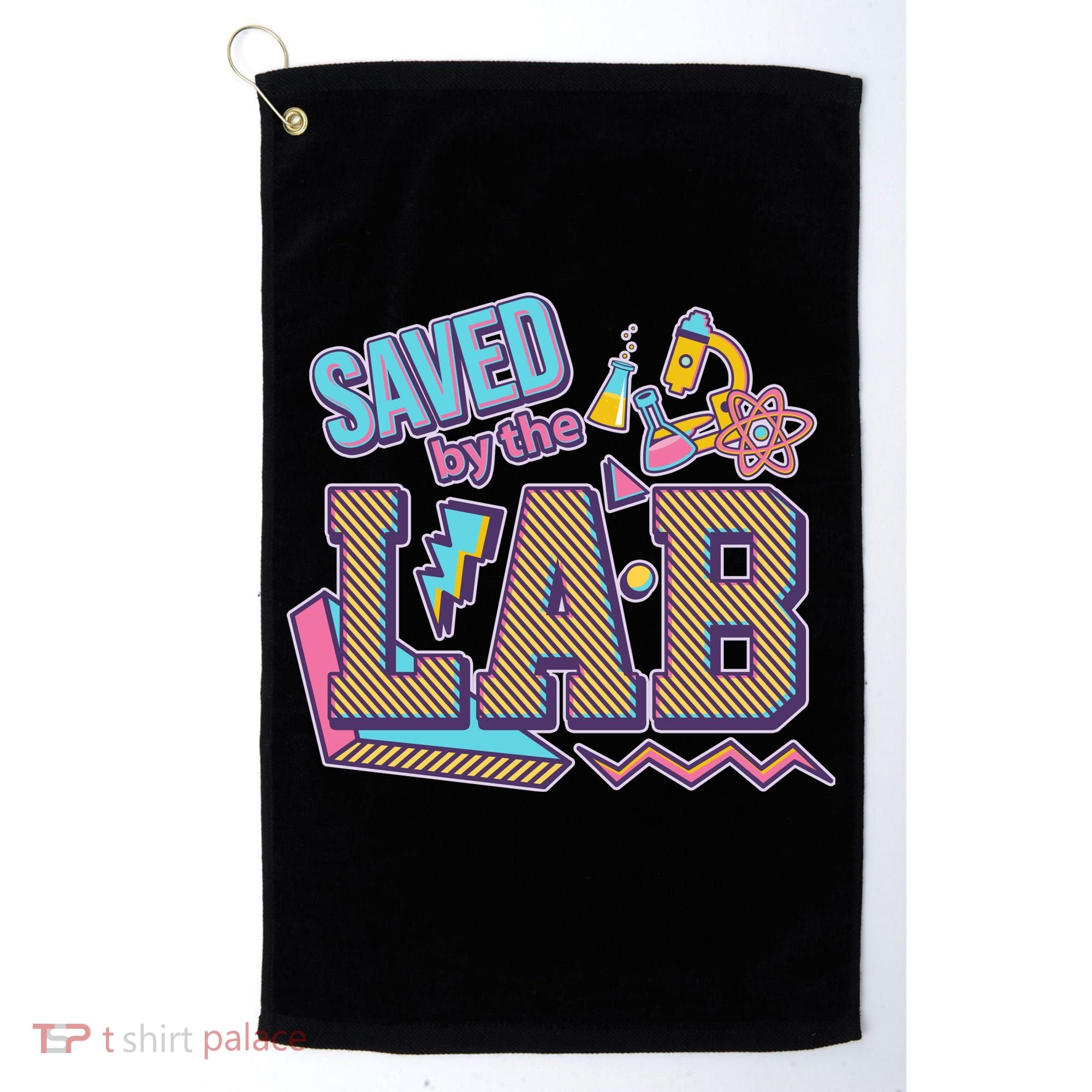Funny School Lab Week Saved By The Lab Golf Towel
