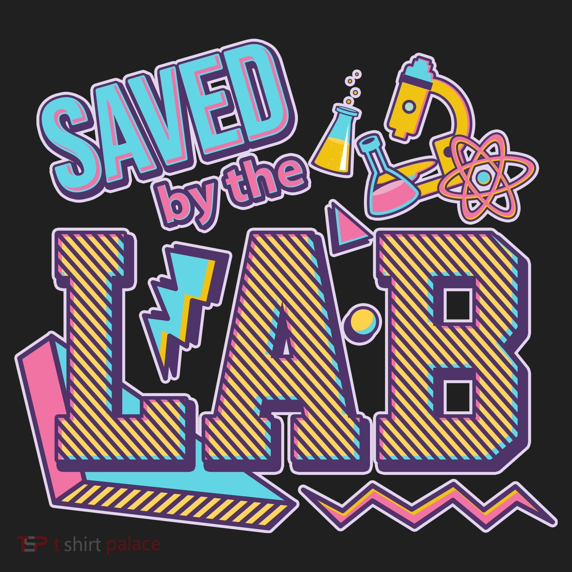 Funny School Lab Week Saved By The Lab Golf Towel