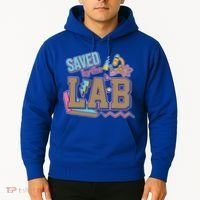 Funny School Lab Week Saved By The Lab Hoodie thumb 2