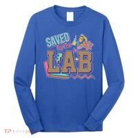 Funny School Lab Week Saved By The Lab Long Sleeve Shirt thumb 0