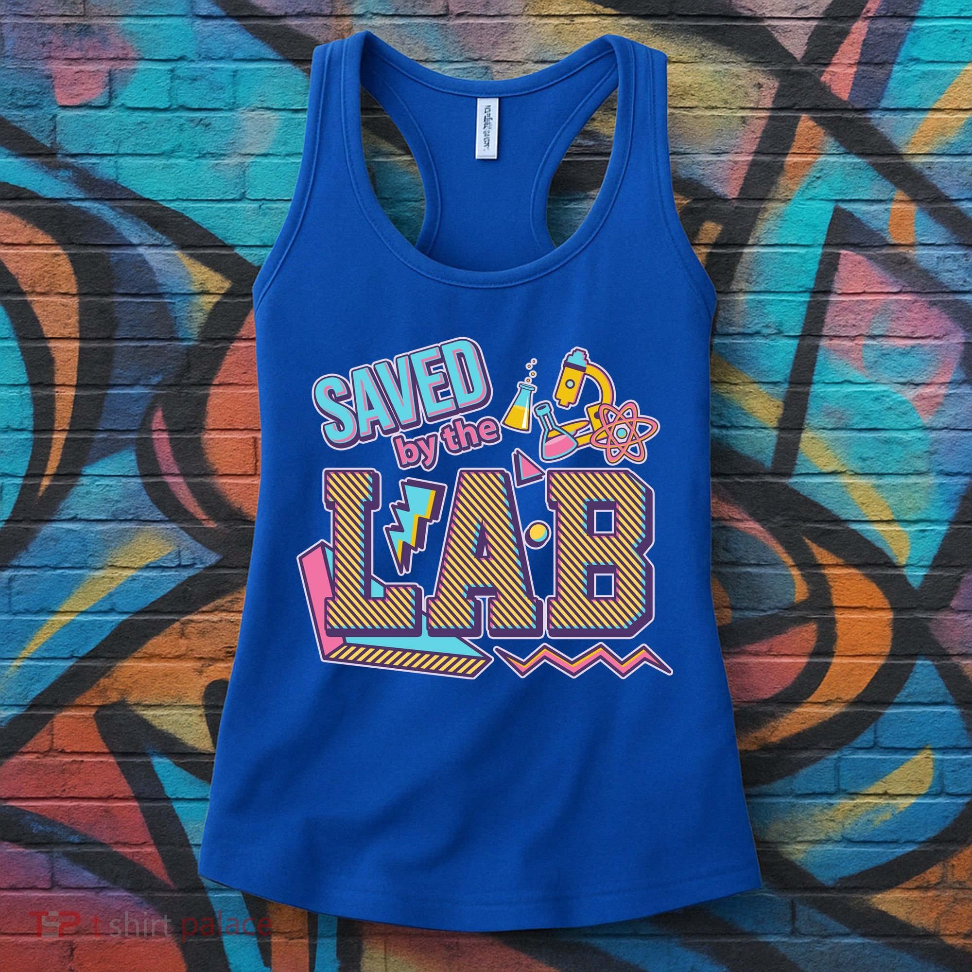 Funny School Lab Week Saved By The Lab Women's Tank Top
