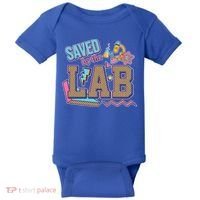 Funny School Lab Week Saved By The Lab Baby Bodysuit thumb 0