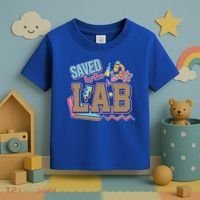 Funny School Lab Week Saved By The Lab Toddler T-Shirt thumb 3