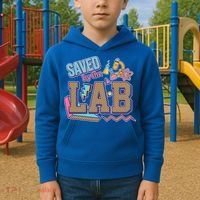 Funny School Lab Week Saved By The Lab Kids Hoodie thumb 2