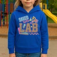 Funny School Lab Week Saved By The Lab Kids Hoodie thumb 3