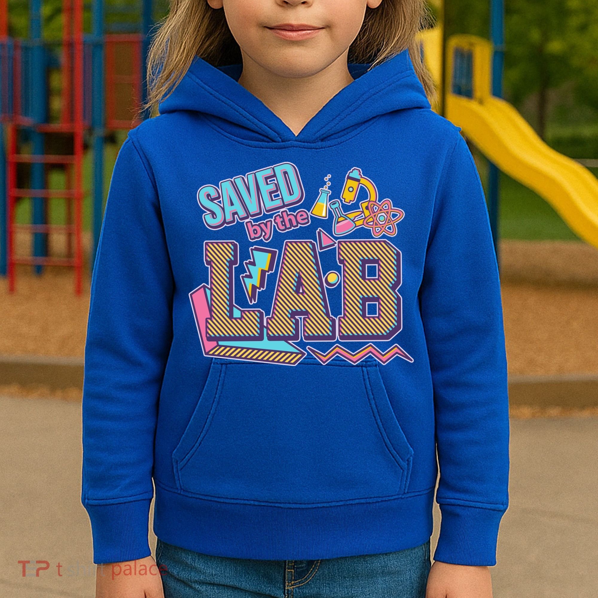 Funny School Lab Week Saved By The Lab Kids Hoodie