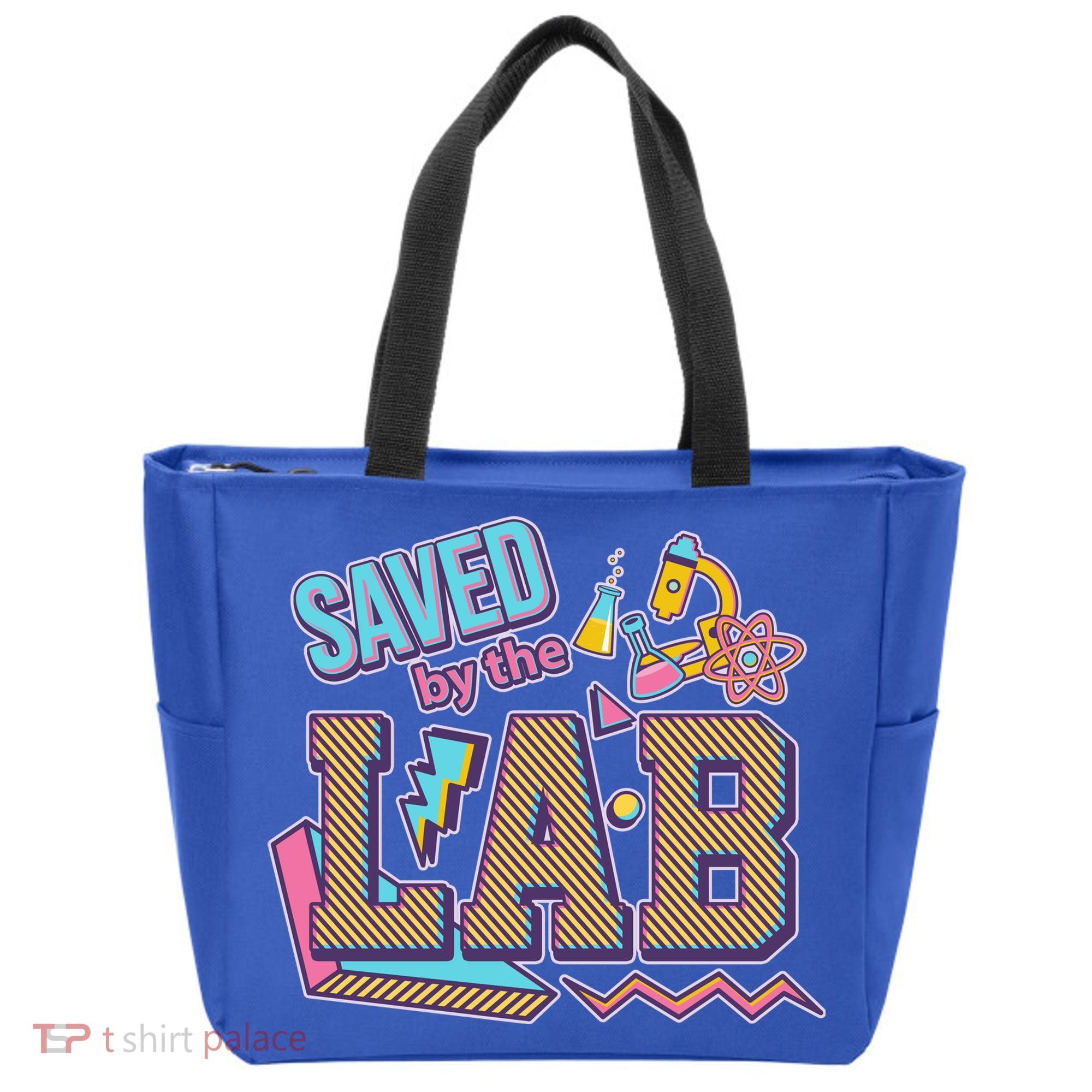 Funny School Lab Week Saved By The Lab Tote Bag
