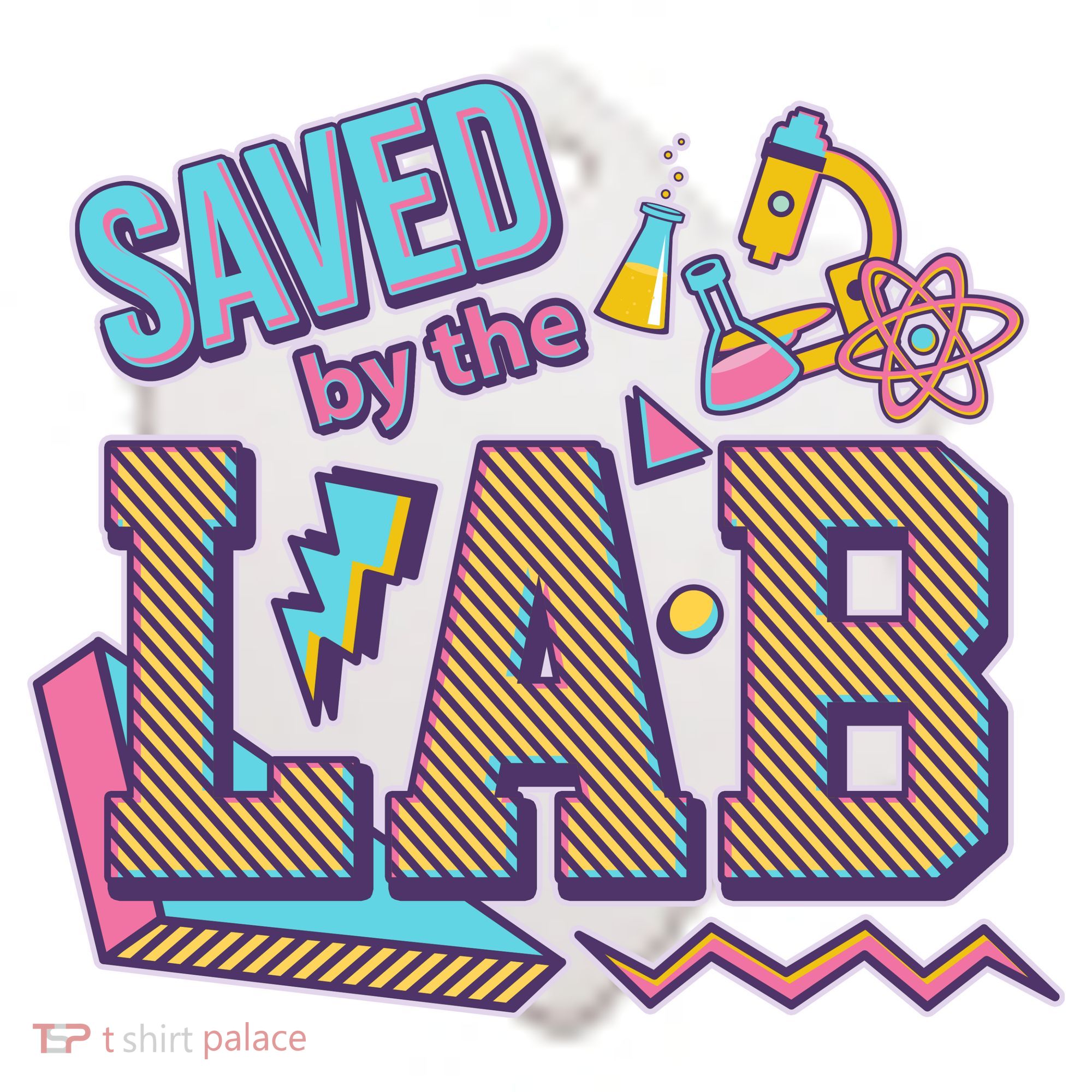 Funny School Lab Week Saved By The Lab Ceramic Ornament