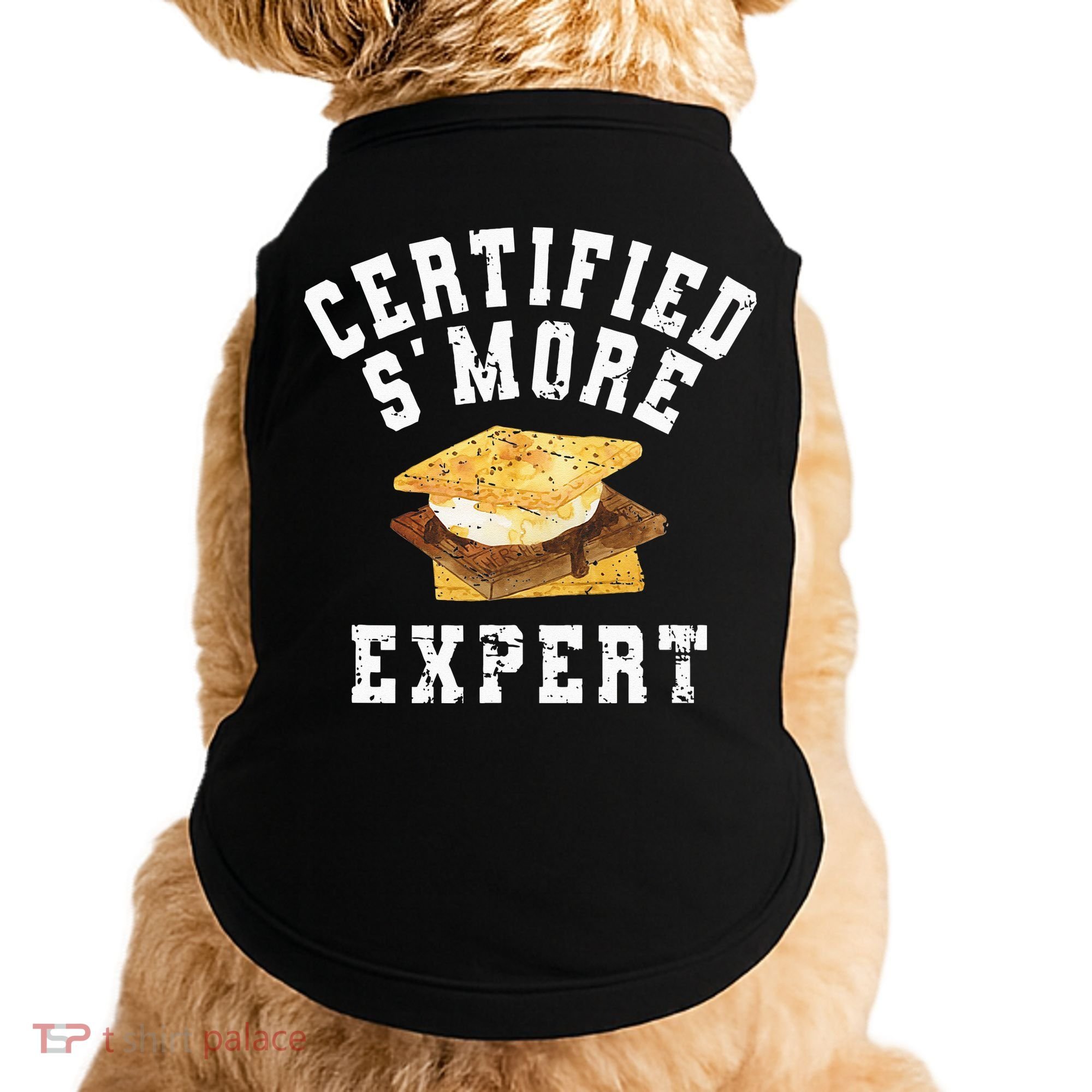Funny S'more Lover Meme Certified Smore Expert Doggie Tank