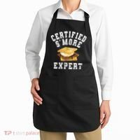 Funny S'more Lover Meme Certified Smore Expert Apron thumb 2