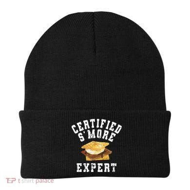 Funny S'more Lover Meme Certified Smore Expert Beanie