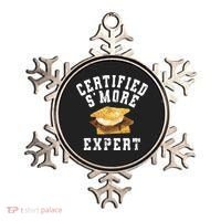 Funny S'more Lover Meme Certified Smore Expert Ornament thumb 0