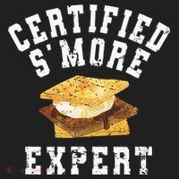 Funny S'more Lover Meme Certified Smore Expert Hat thumb 2