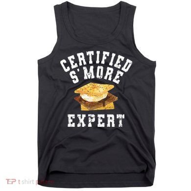 Funny S'more Lover Meme Certified Smore Expert Tank Top