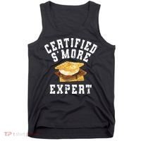 Funny S'more Lover Meme Certified Smore Expert Tank Top thumb 0