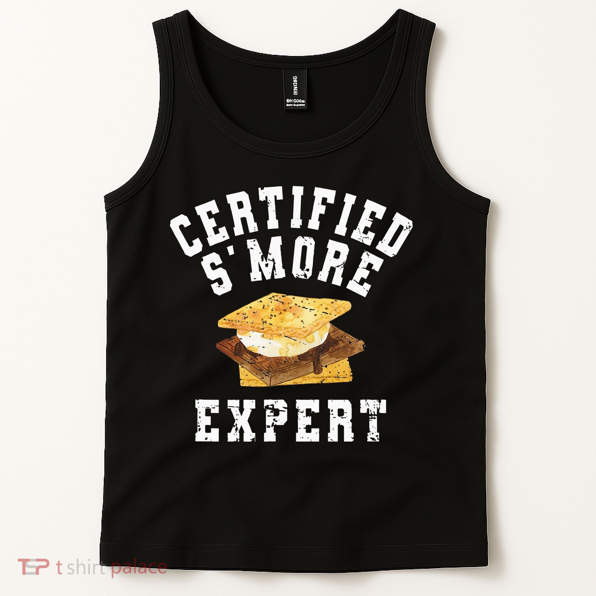 Funny S'more Lover Meme Certified Smore Expert Tank Top