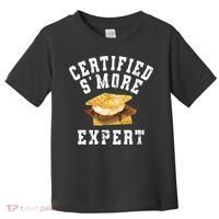 Funny S'more Lover Meme Certified Smore Expert Toddler T-Shirt thumb 0