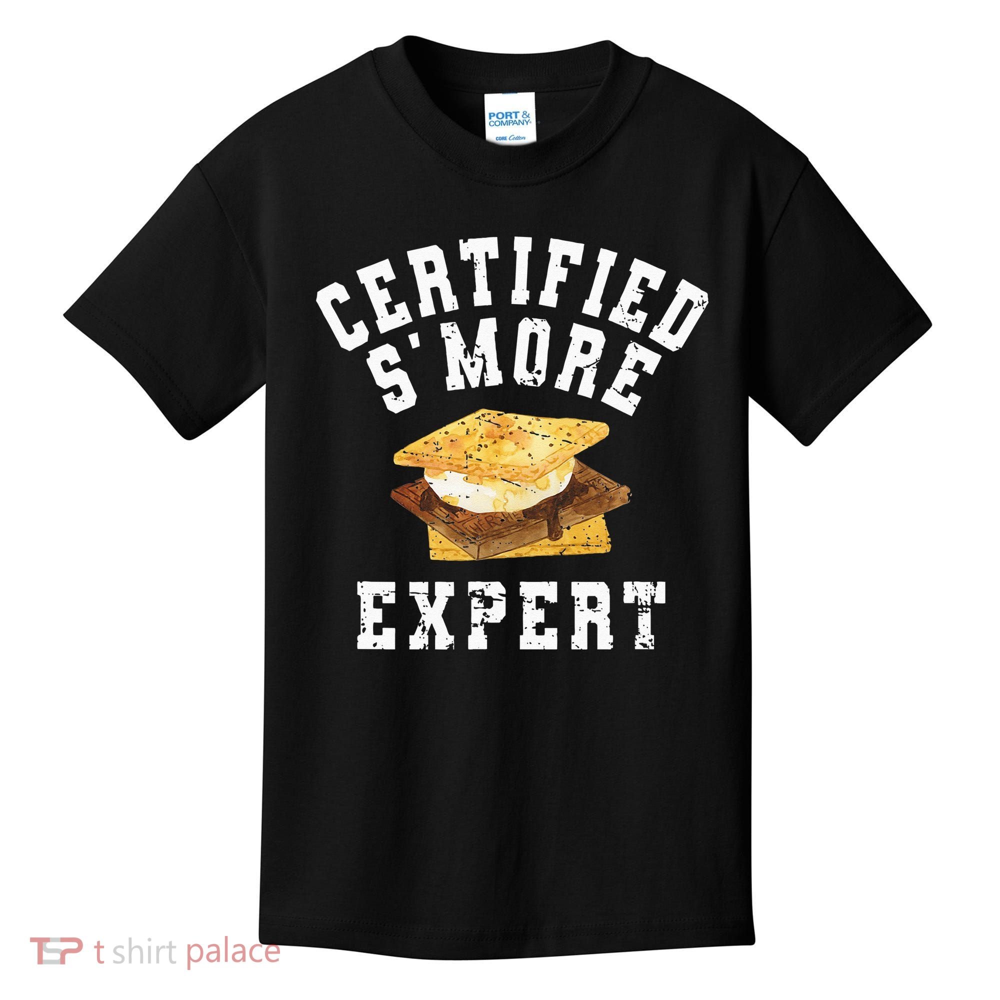 Funny S'more Lover Meme Certified Smore Expert Kids T-Shirt