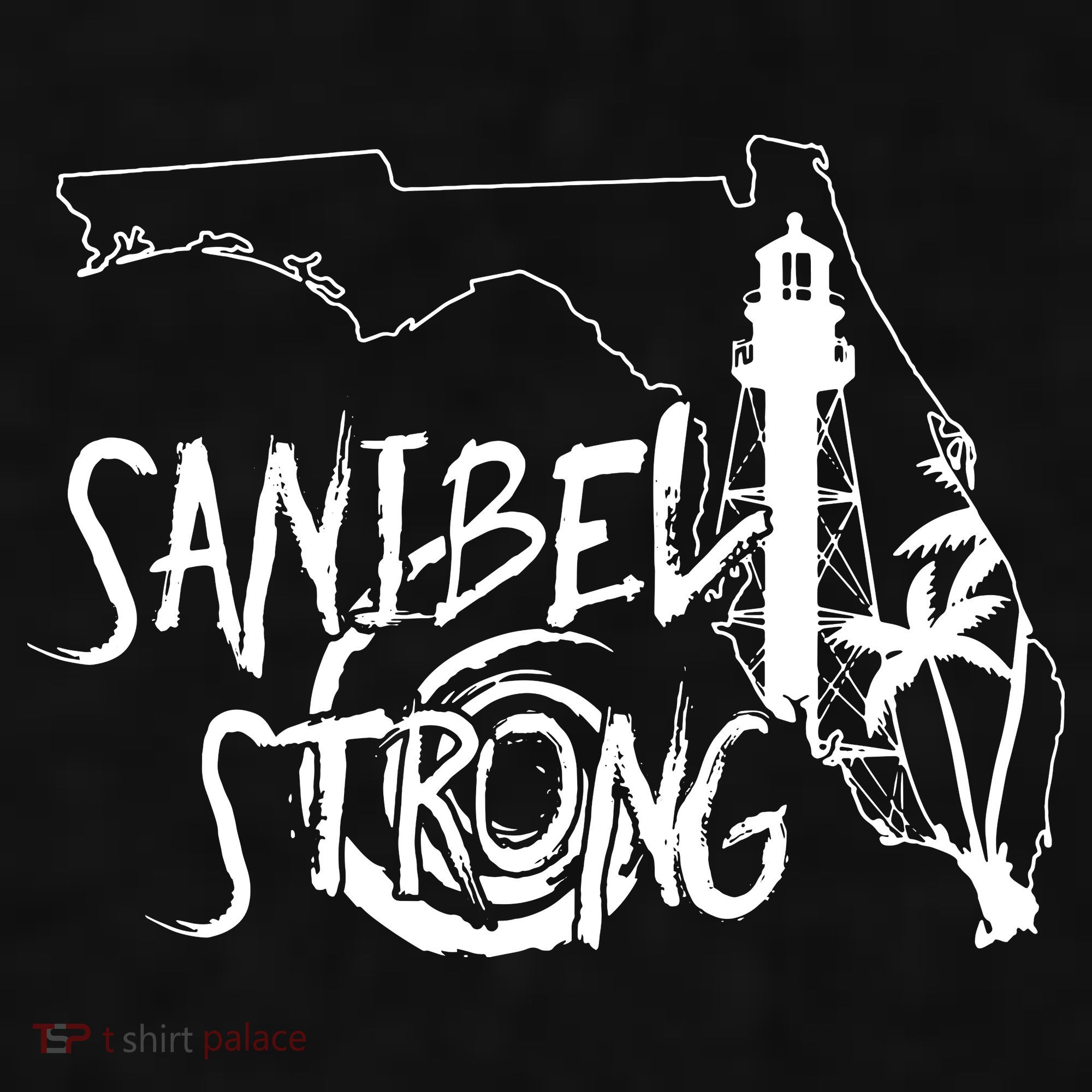 Florida Strong Lighthouse Florida Donation Ladies PosiCharge Tri-Blend Wicking Tank