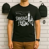 Florida Strong Lighthouse Florida Donation T-Shirt thumb 6