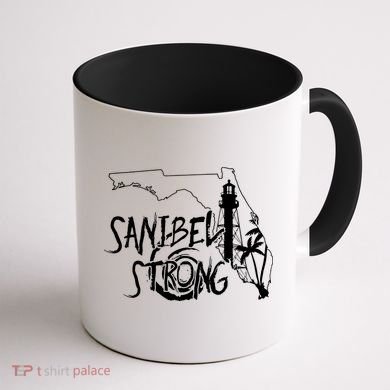 Florida Strong Lighthouse Florida Donation Coffee Mug back