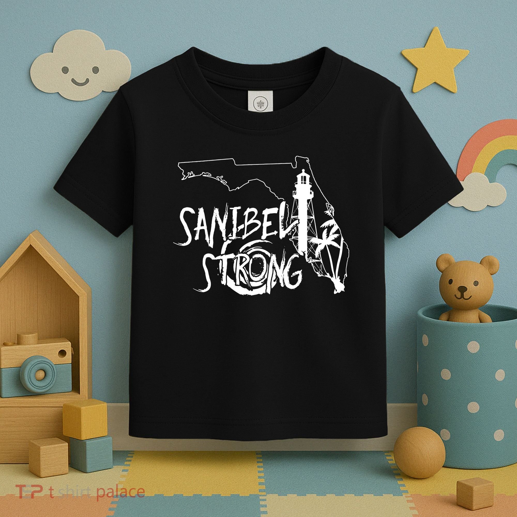 Florida Strong Lighthouse Florida Donation Toddler T-Shirt