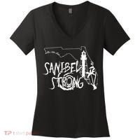 Florida Strong Lighthouse Florida Donation Women's V-Neck T-Shirt thumb 0