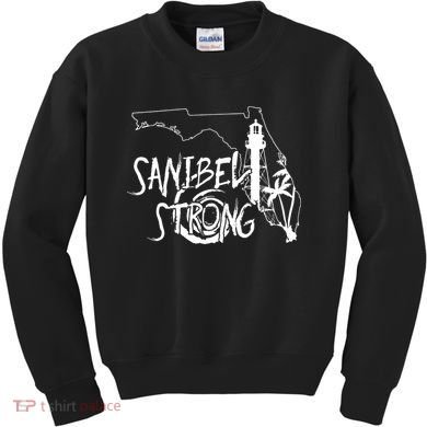 Florida Strong Lighthouse Florida Donation Kids Sweatshirt