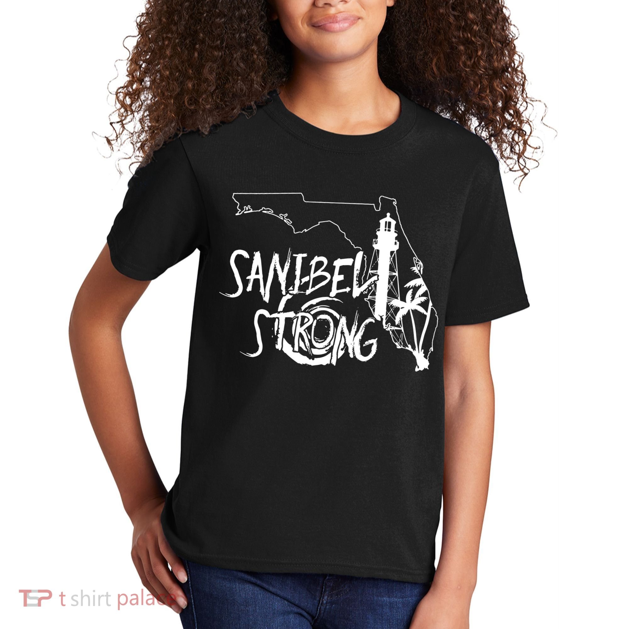 Florida Strong Lighthouse Florida Donation Kids T-Shirt