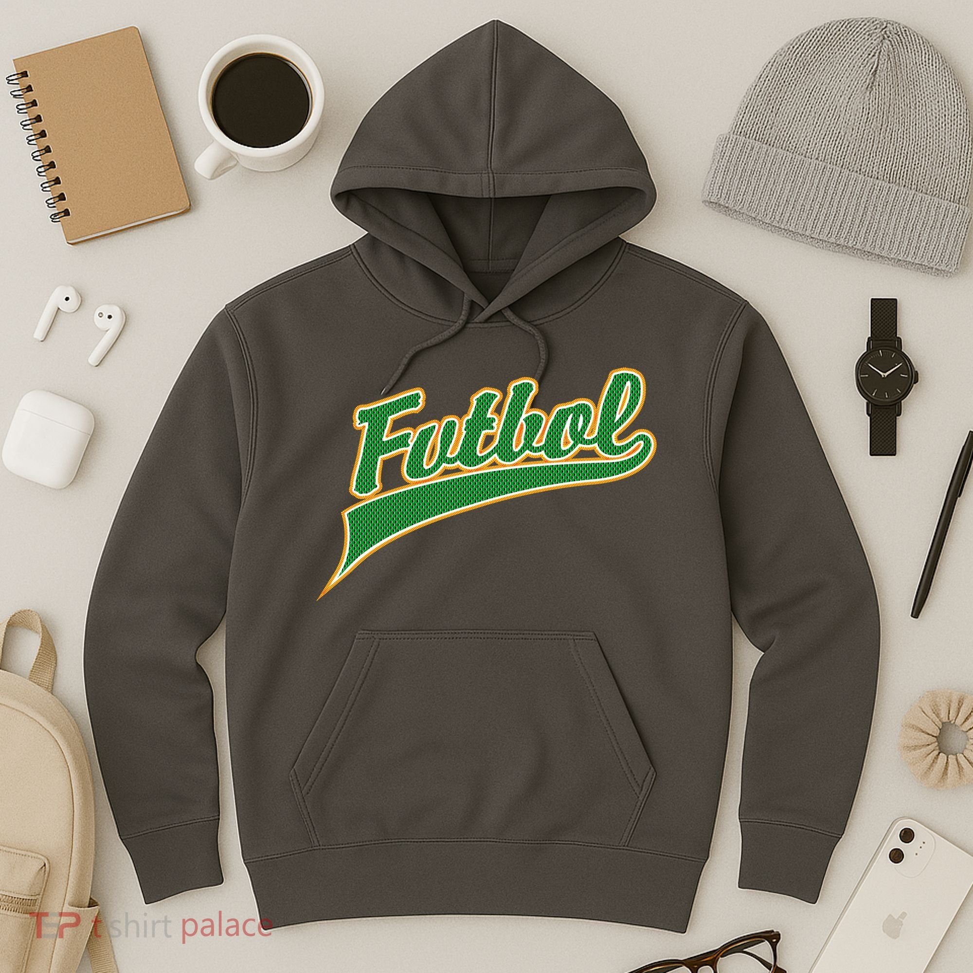 Futbol Sport Logo Hoodie