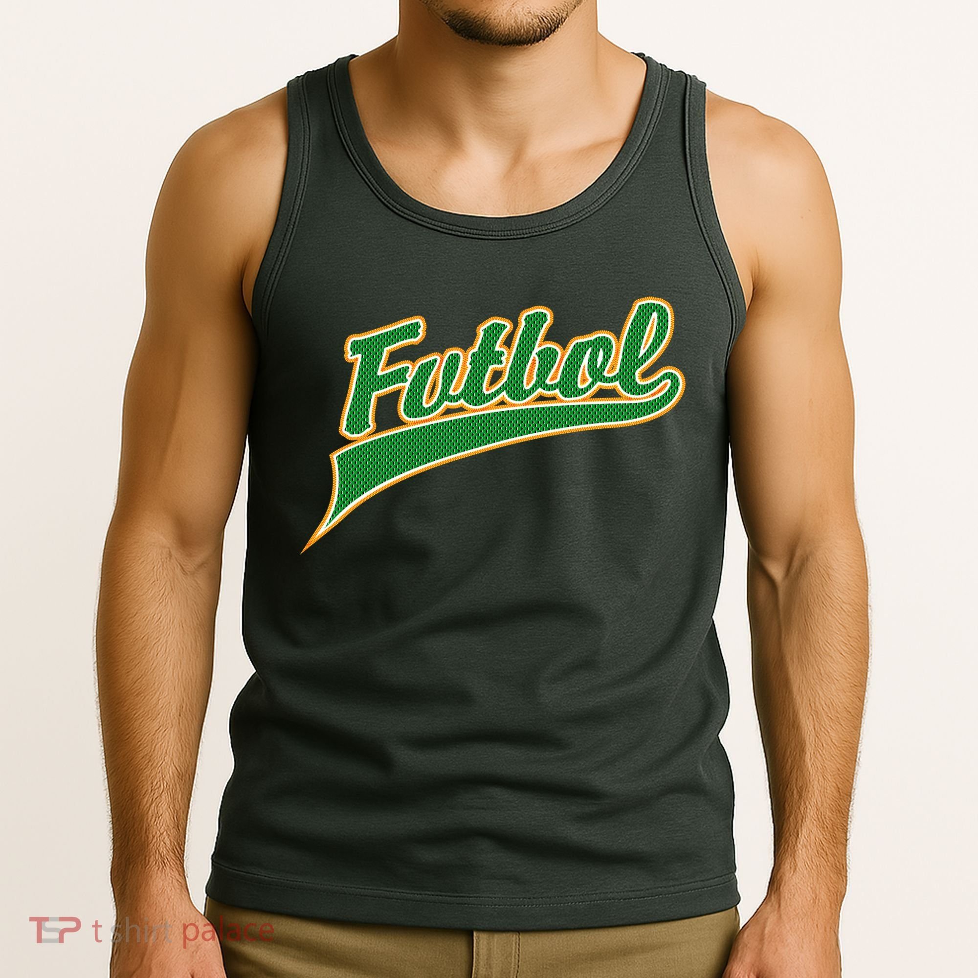 Futbol Sport Logo Tank Top