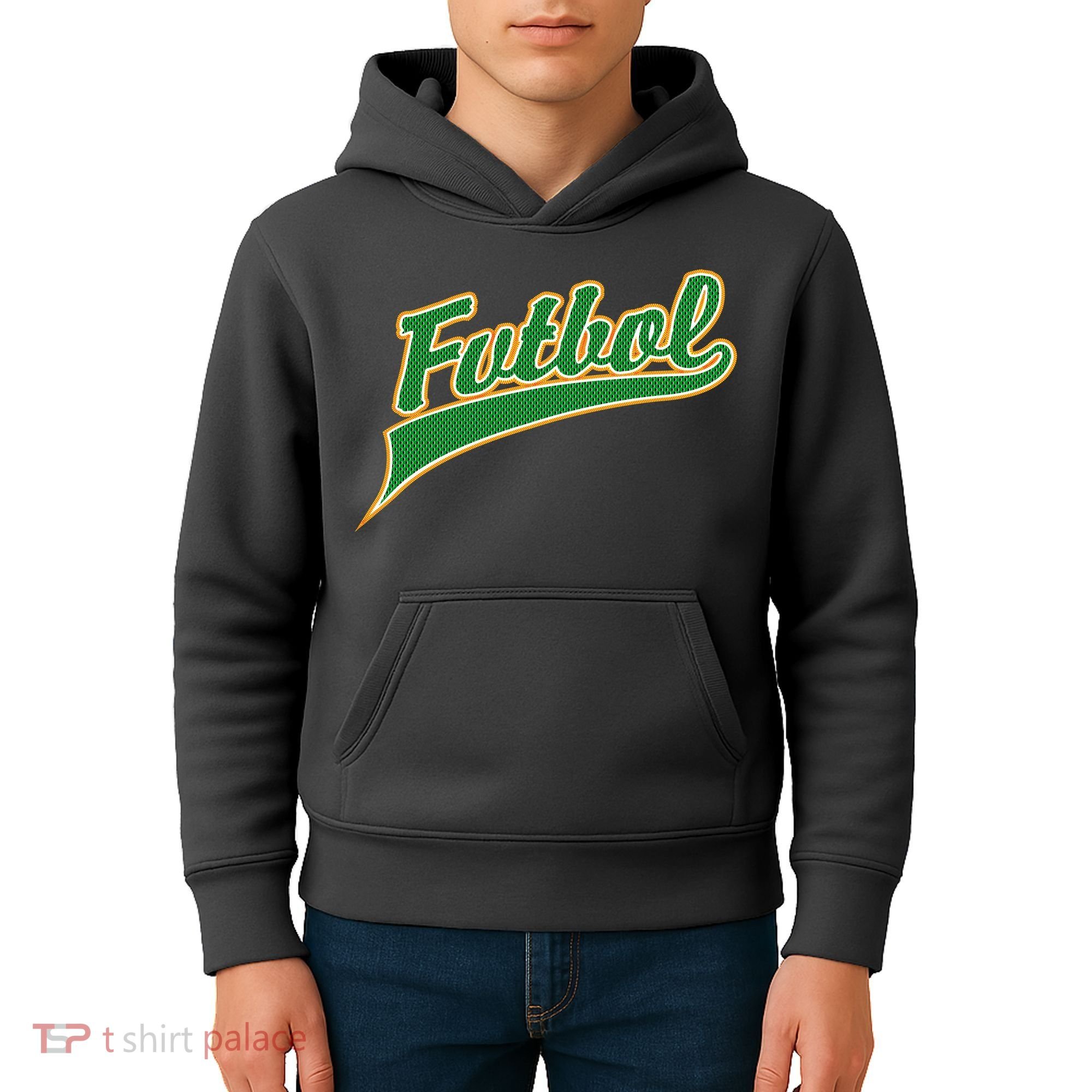 Futbol Sport Logo Kids Hoodie