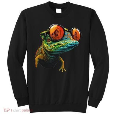 Funny Smart Looking Lizard With Glasses Sweatshirt