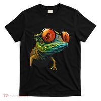 Funny Smart Looking Lizard With Glasses T-Shirt thumb 0