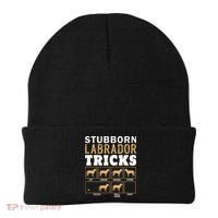 Funny Stubborn Labrador Retriever Dog Tricks Black Lab Gifts Beanie thumb 0