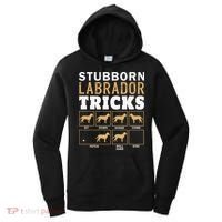 Funny Stubborn Labrador Retriever Dog Tricks Black Lab Gifts Women's Hoodie thumb 0
