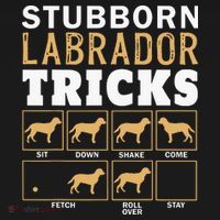 Funny Stubborn Labrador Retriever Dog Tricks Black Lab Gifts Performance Fleece Hoodie thumb 2