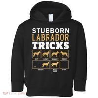 Funny Stubborn Labrador Retriever Dog Tricks Black Lab Gifts Toddler Hoodie thumb 0