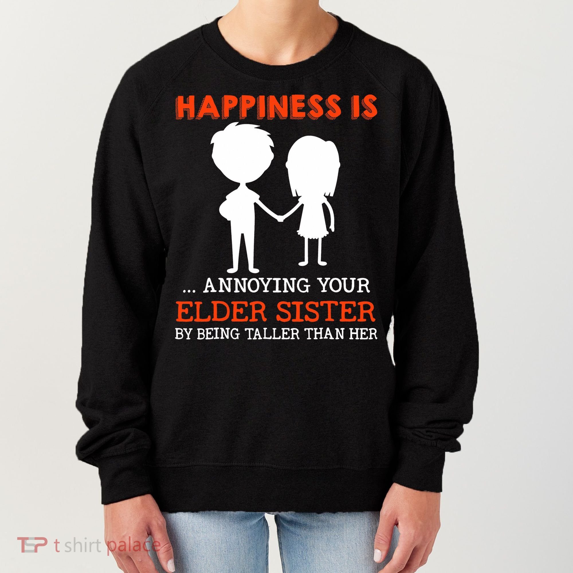 Funny Sibling Little Brother Lil Sister Women's Sweatshirt