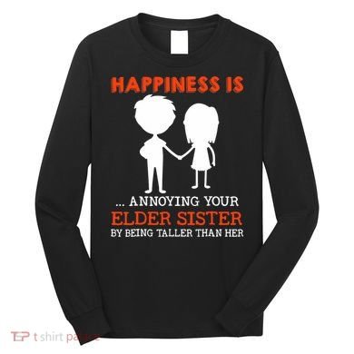 Funny Sibling Little Brother Lil Sister Long Sleeve Shirt