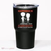 Funny Sibling Little Brother Lil Sister Tumbler thumb 0